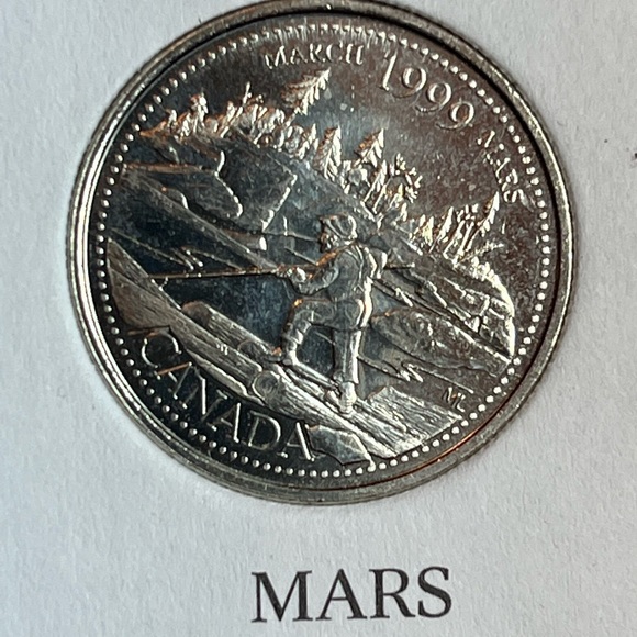 Partial 1999 Canada 25 Cent Coin Collection - Picture 8 of 14